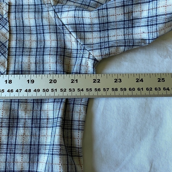 London Prodigy Men's Short Sleeve Button Up Shirt Size Large Inner Collar‎ Trim - Picture 10 of 12